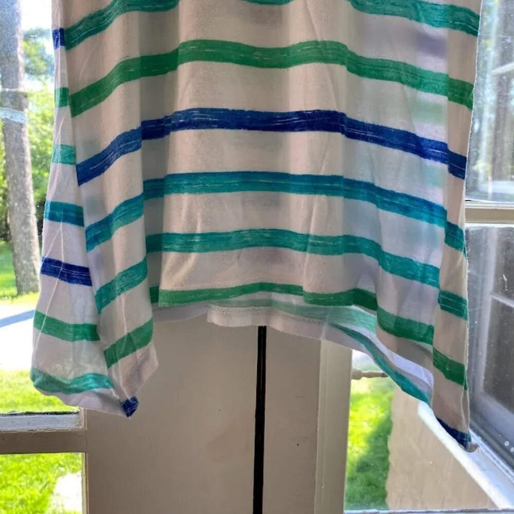 Justice Girl's Handkerchief Stripe Top